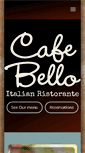 Mobile Screenshot of cafebellobayonne.com