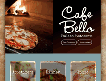 Tablet Screenshot of cafebellobayonne.com